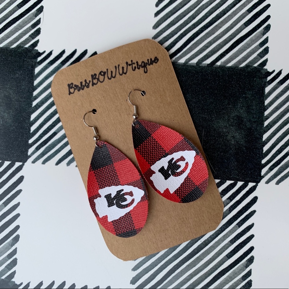 Handmade Chiefs Earrings